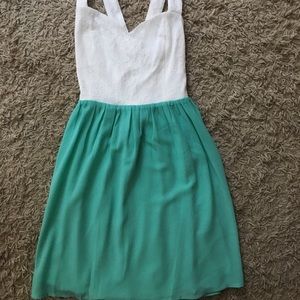 Aqua Party Dress